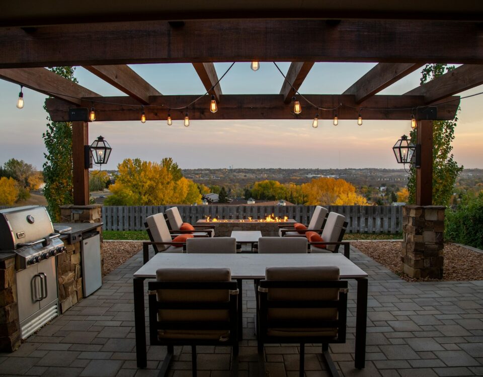brown wooden table and chairs